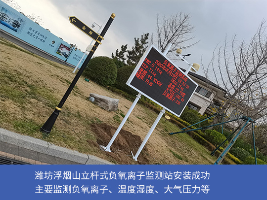 公園景區(qū)用負(fù)氧離子監(jiān)測(cè)站